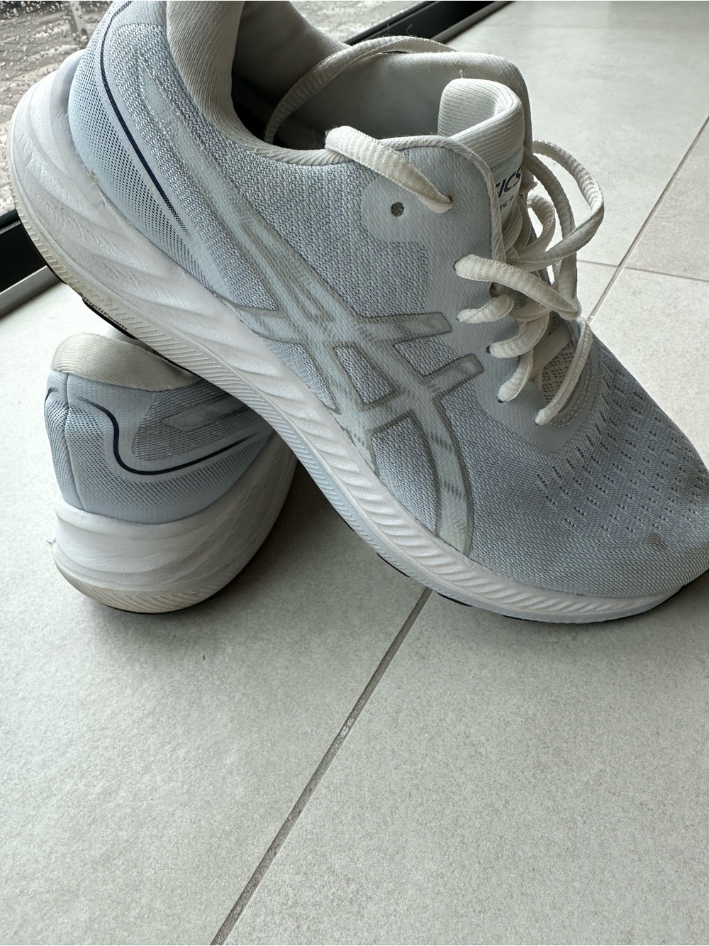 ASICS Gel- Women's Lightweight White/Light Gray Running Shoes